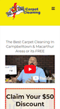 Mobile Screenshot of drykingcarpetcleaningsydney.com.au